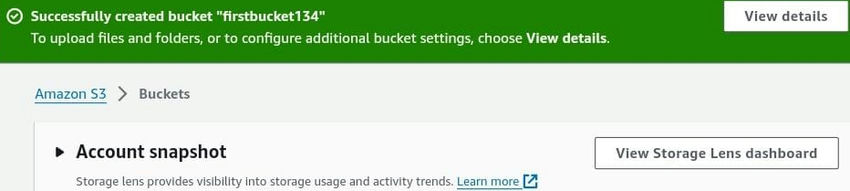 Successfully created